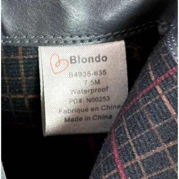 Blondo Women's  Waterproof Ankle Bootie Gray Suede  Size:7.5M - Picture 7 of 10